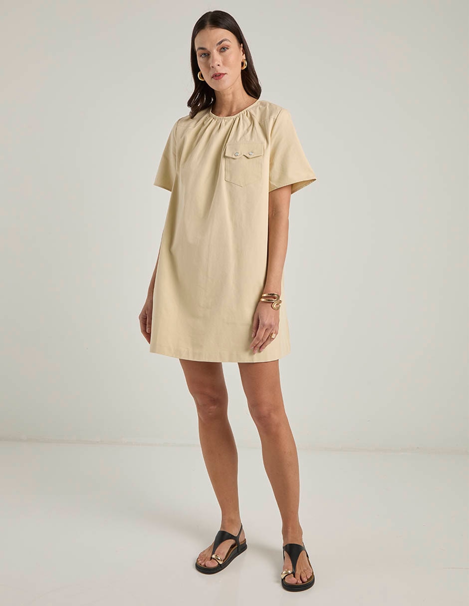 Vestido corto casual para mujer