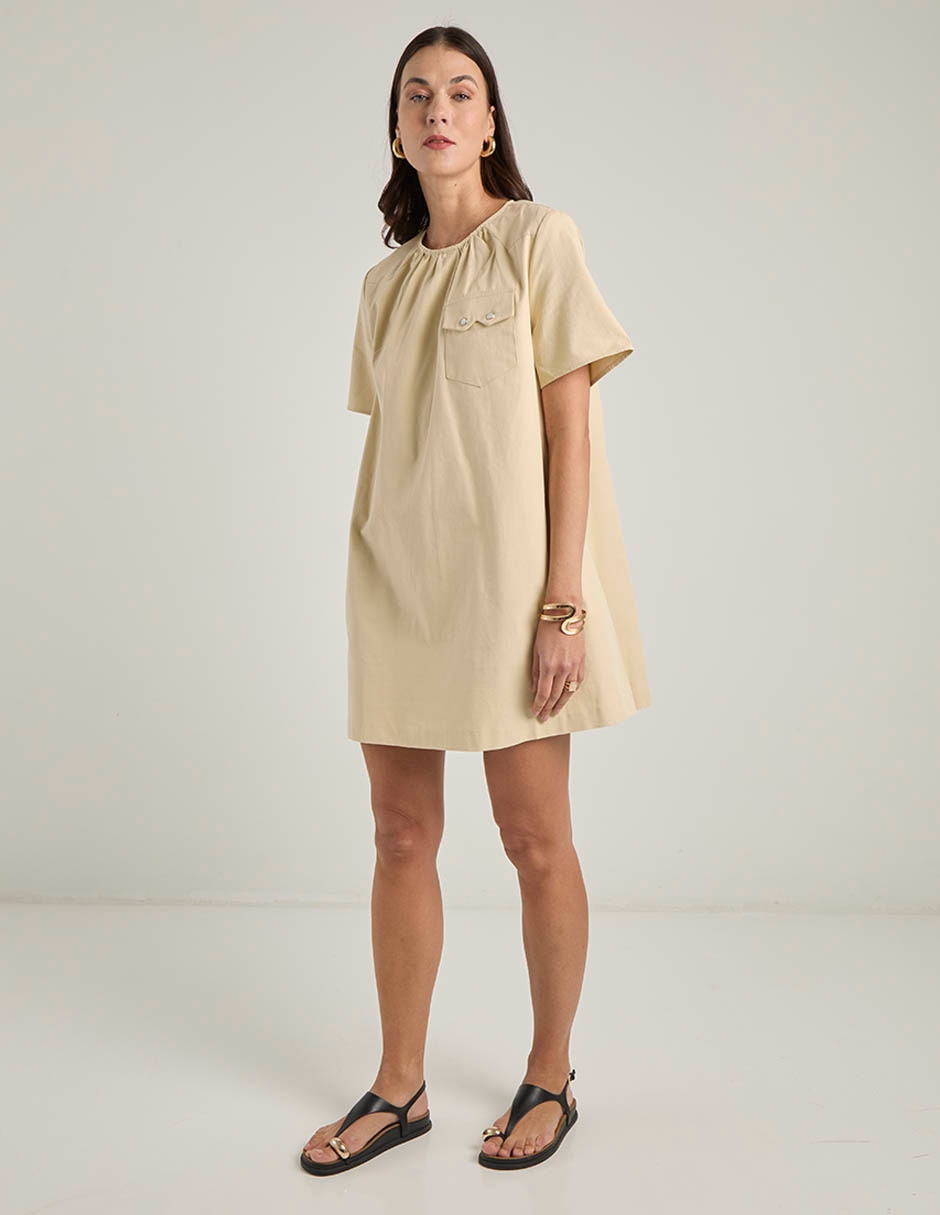 Vestido corto casual para mujer