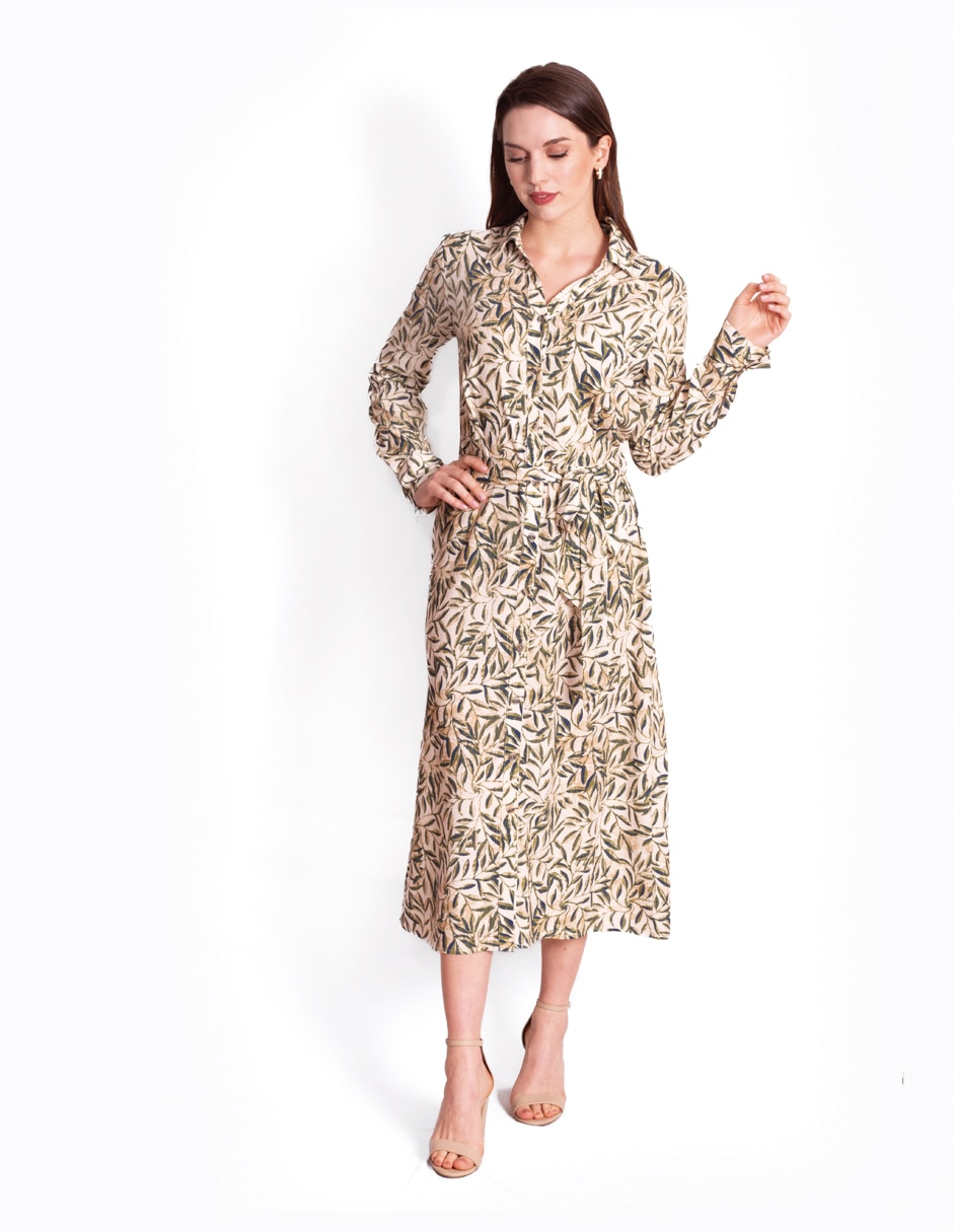 Vestido midi casual para mujer