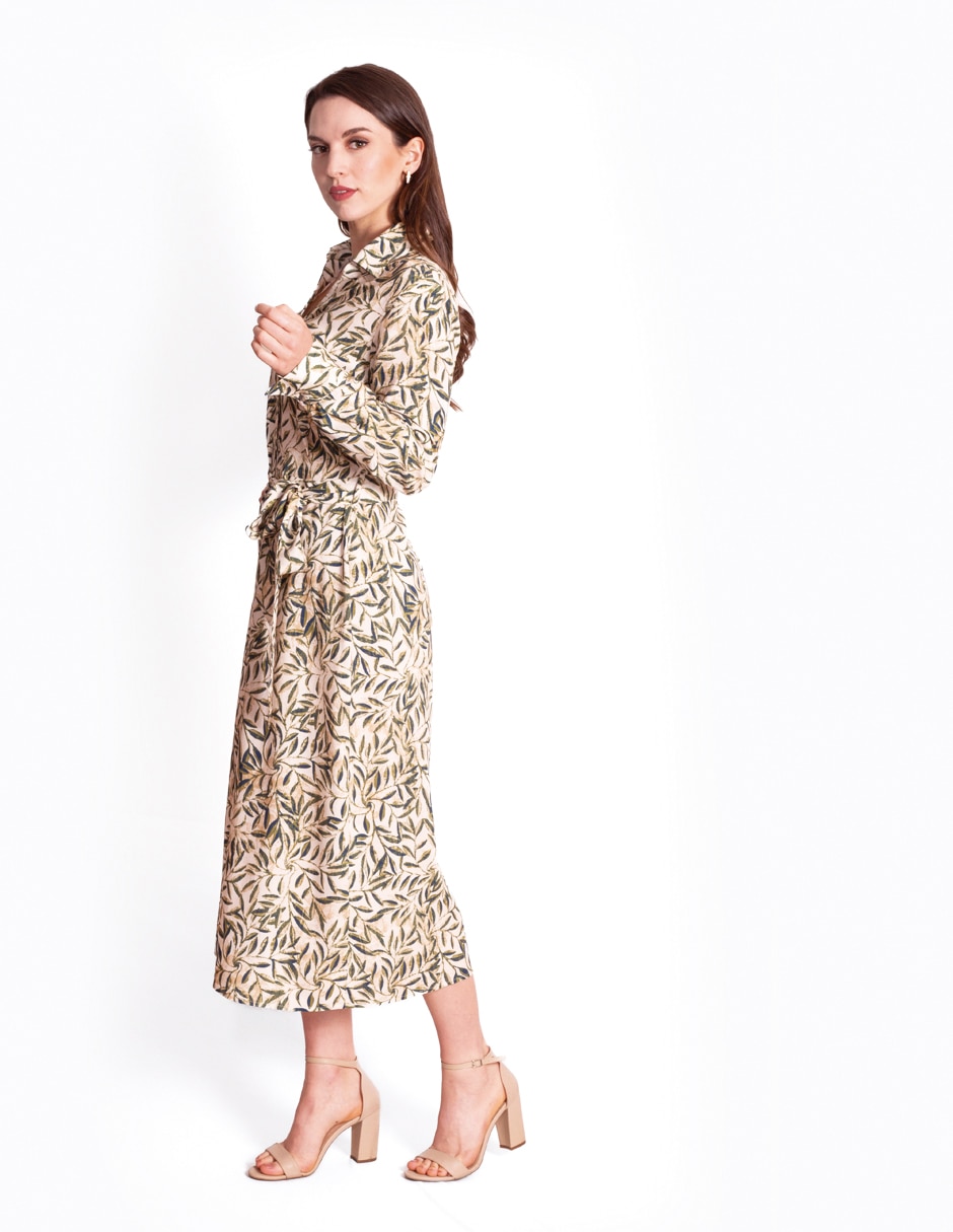 Vestido midi casual para mujer