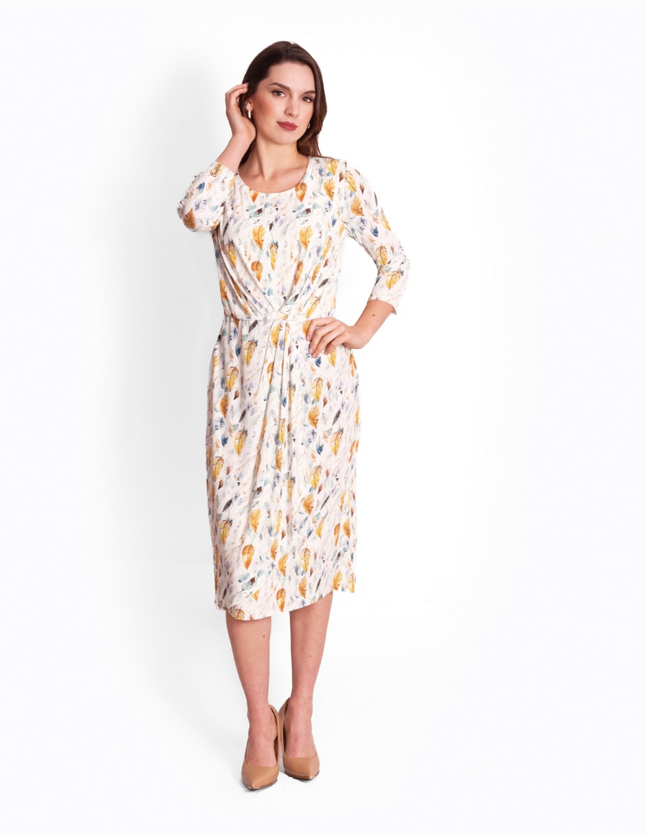 Vestido midi casual para mujer Vestido midi casual para mujer