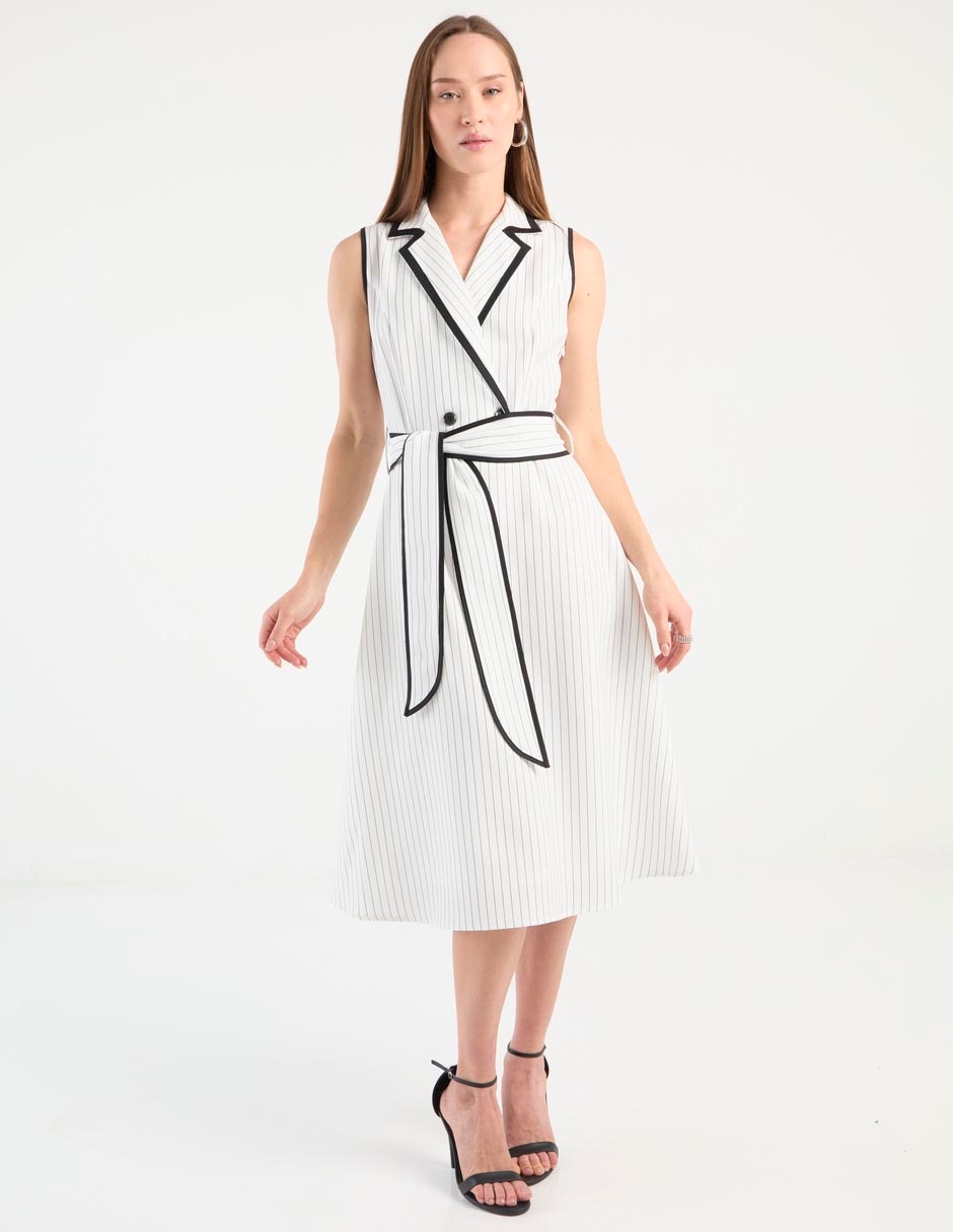 Vestido midi formal para mujer