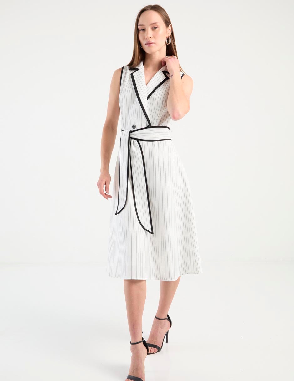 Vestido midi formal para mujer