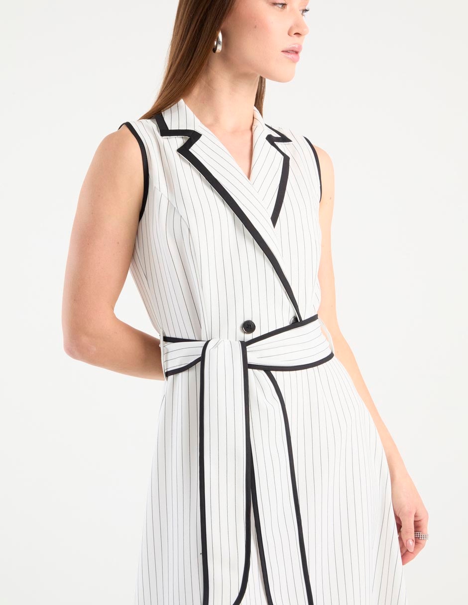 Vestido midi formal para mujer