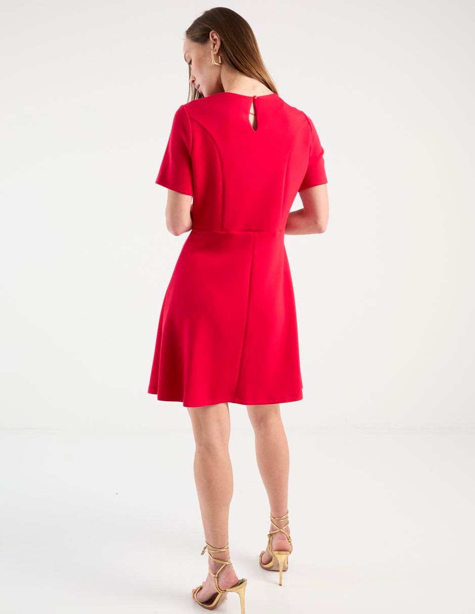 Vestido a la rodilla casual para mujer 4