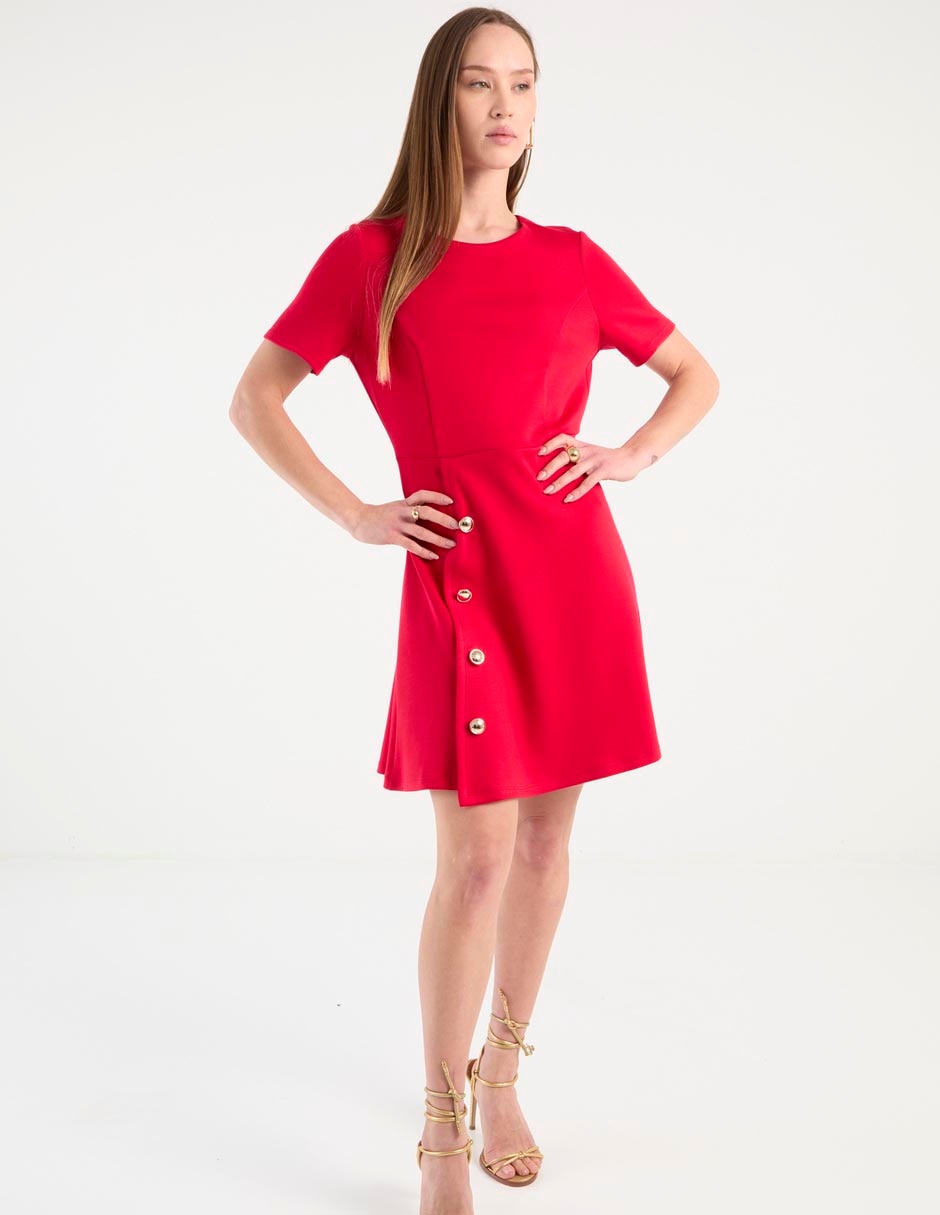 Vestido a la rodilla casual para mujer 5