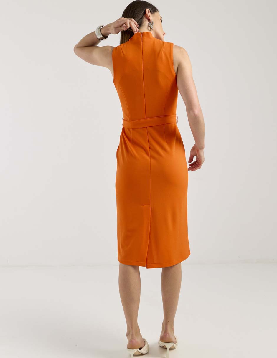 Vestido a la rodilla formal para mujer