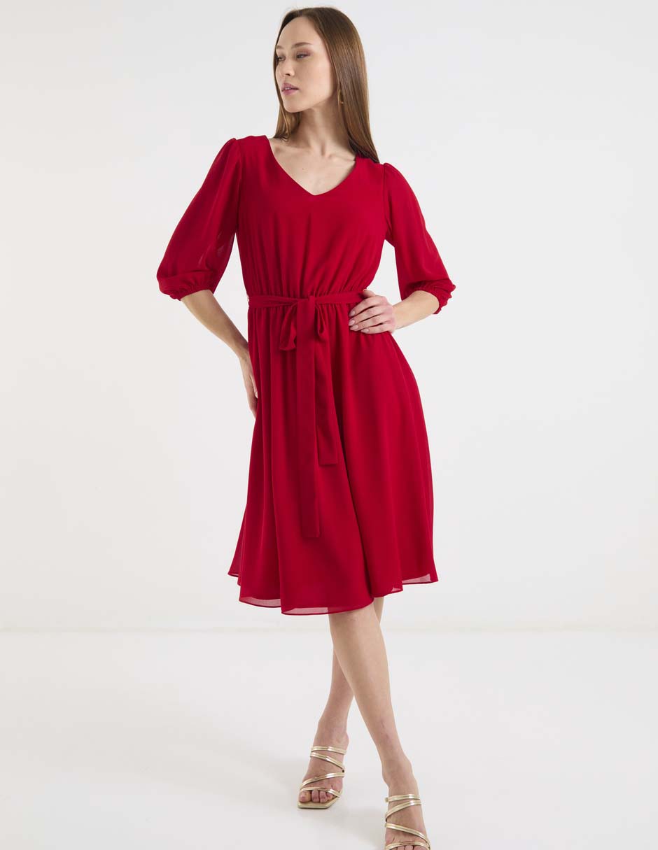Vestido 3/4 casual para mujer 6
