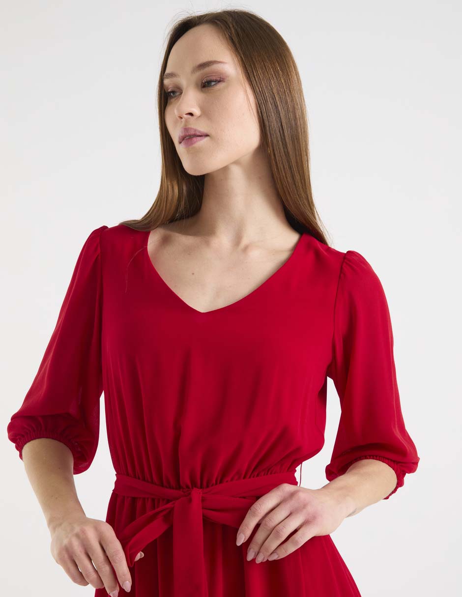 Vestido 3/4 casual para mujer 7
