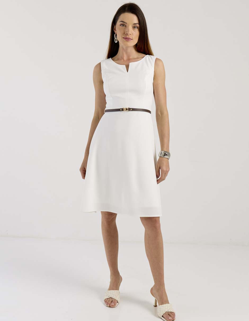 Vestido a la rodilla formal para mujer 6