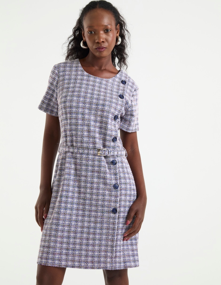 Vestido a la rodilla casual para mujer 1