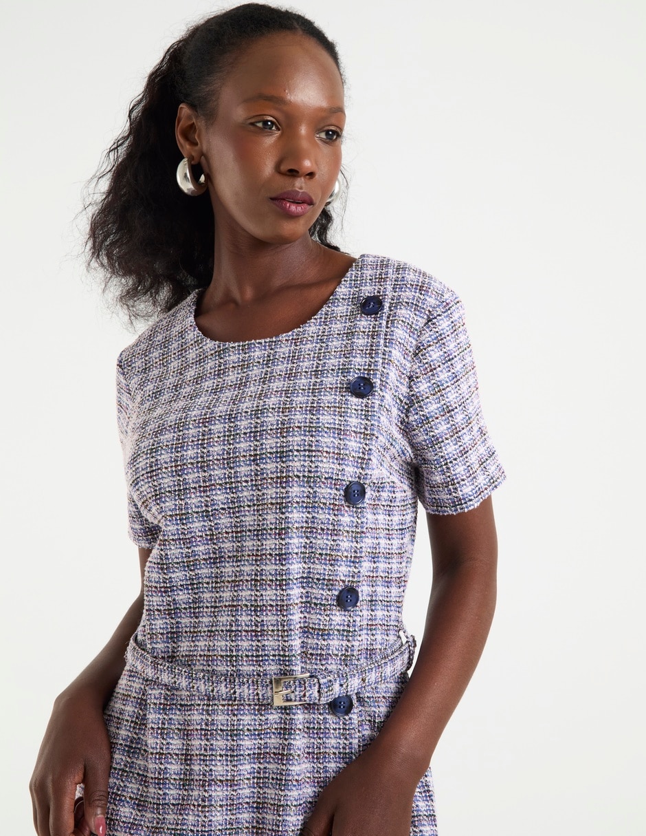 Vestido a la rodilla casual para mujer 7