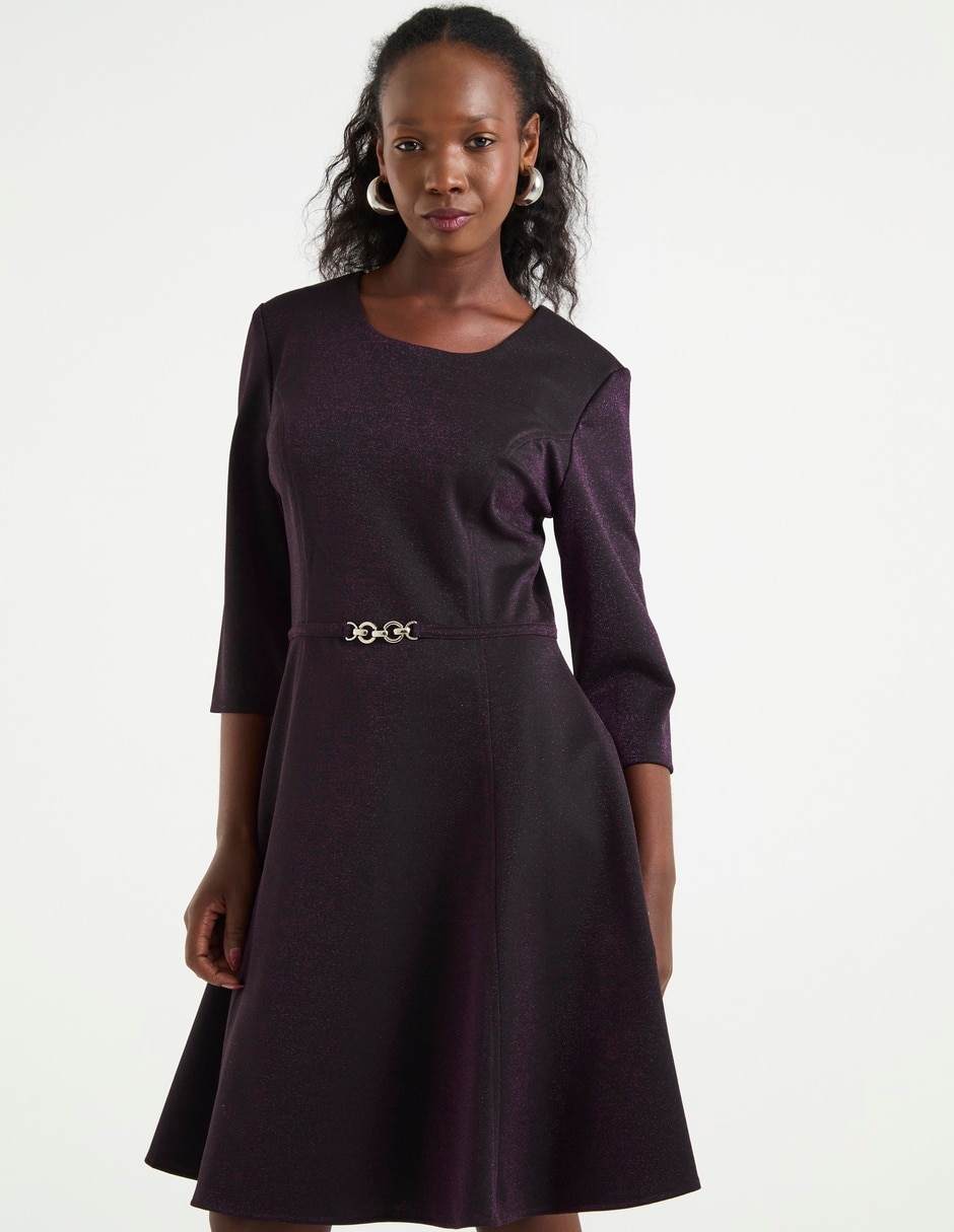 Vestido a la rodilla casual Toscano para mujer