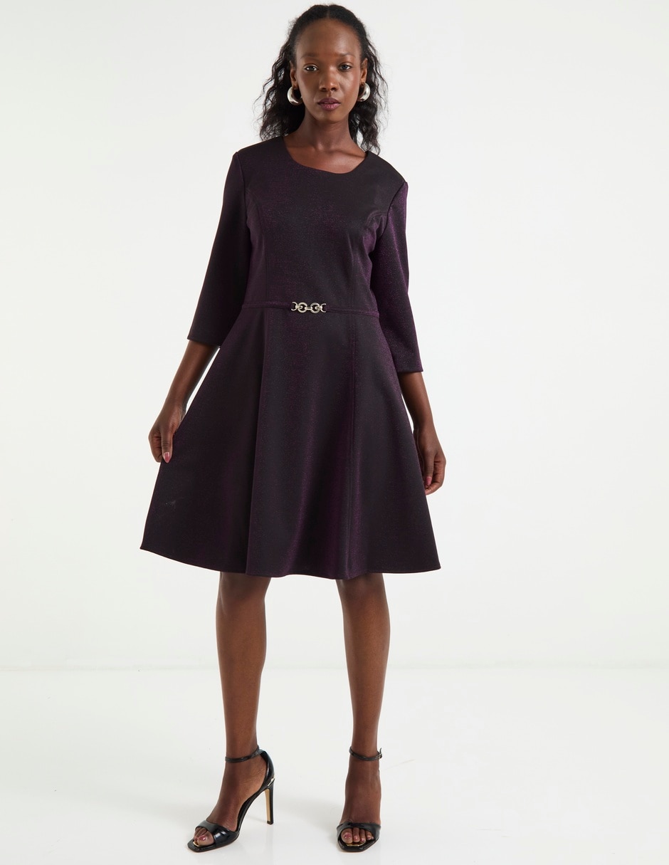 Vestido a la rodilla casual Toscano para mujer