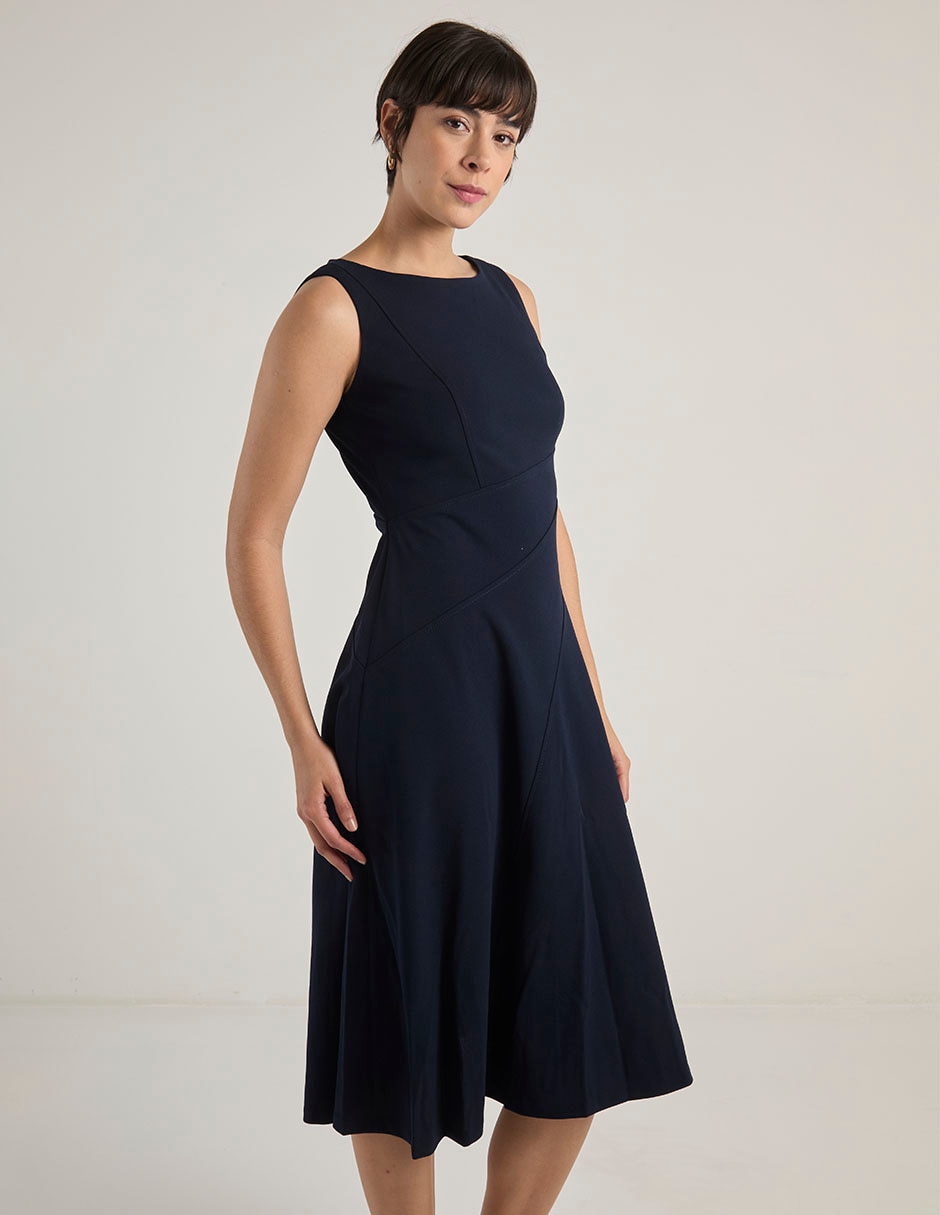 Vestido midi casual Calvin Klein para mujer