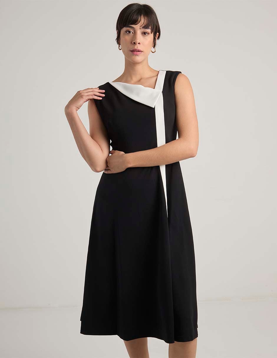 Vestido midi casual Calvin Klein para mujer