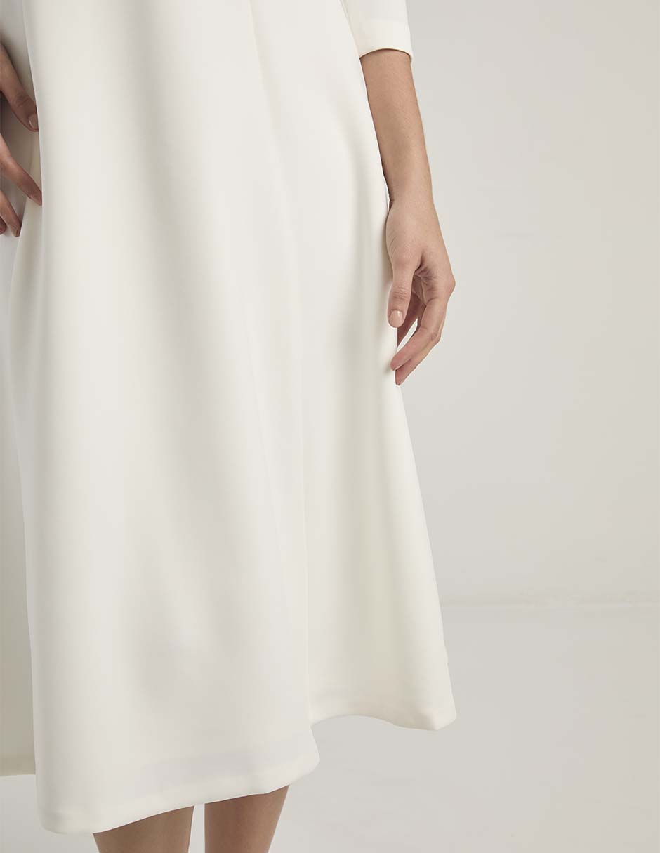 Vestido midi formal Calvin Klein para mujer
