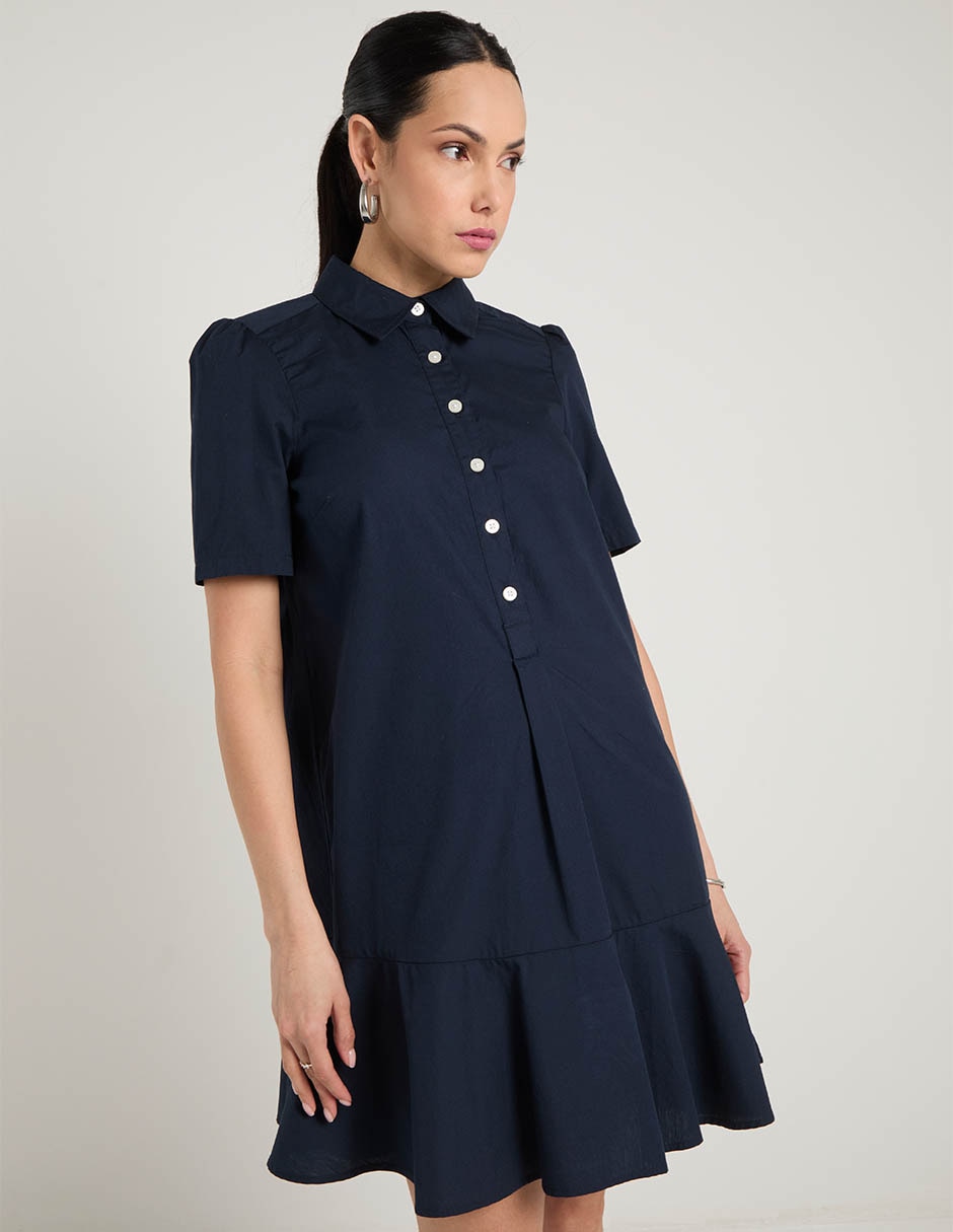Vestido arriba de la rodilla casual Hilfiger para mujer 4
