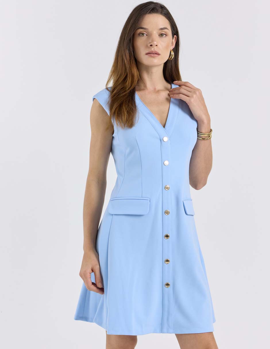 Vestido corto formal para mujer
