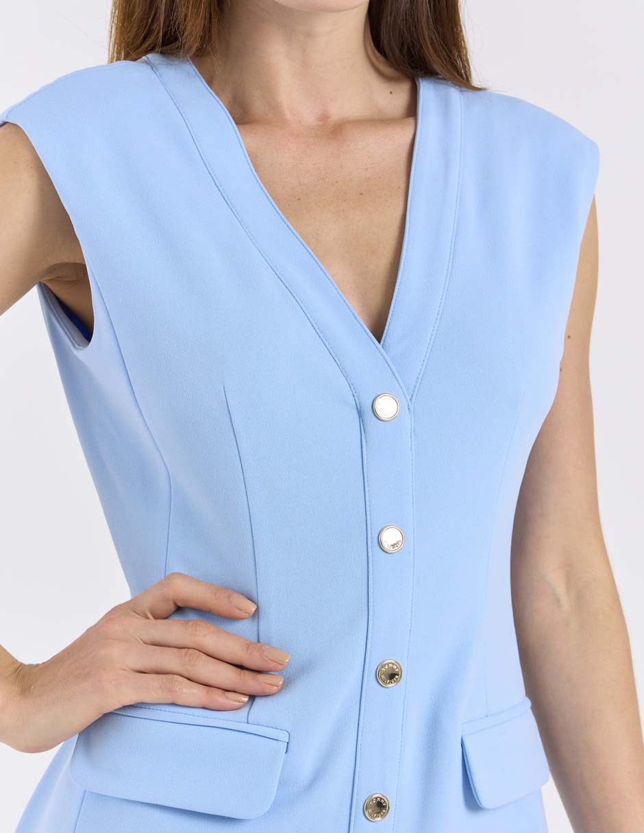 Vestido corto formal para mujer