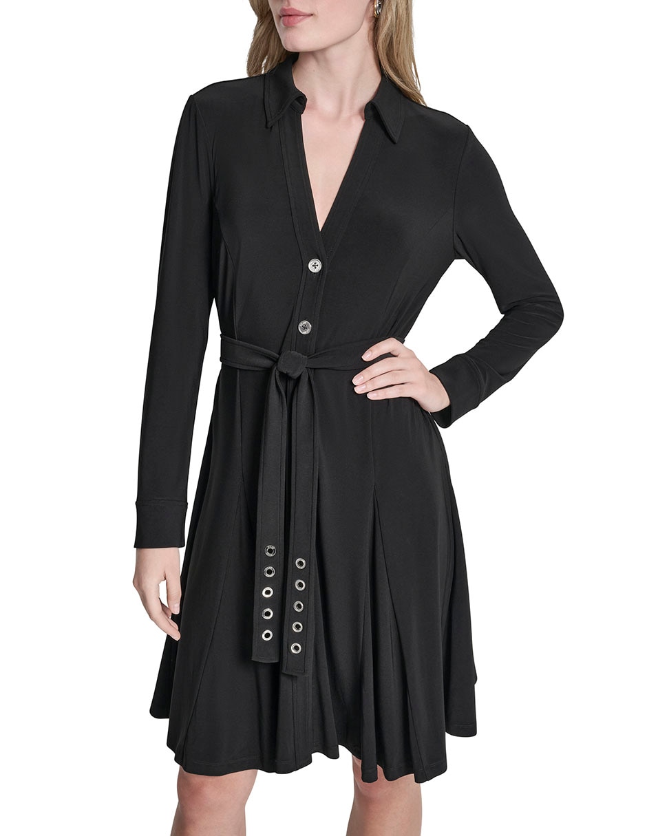 Vestido a la rodilla casual para mujer 1