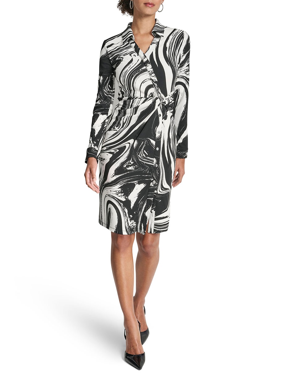 Vestido a la rodilla casual para mujer 9