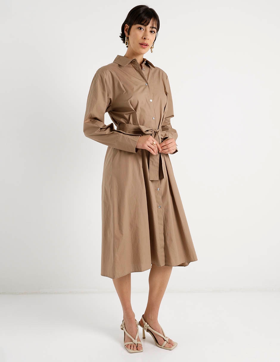 Vestido a la rodilla casual para mujer 1