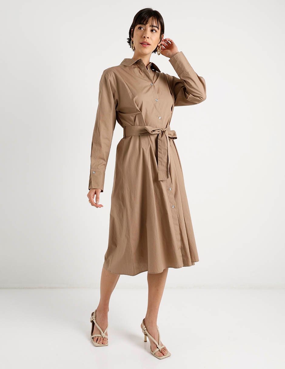 Vestido a la rodilla casual para mujer 8