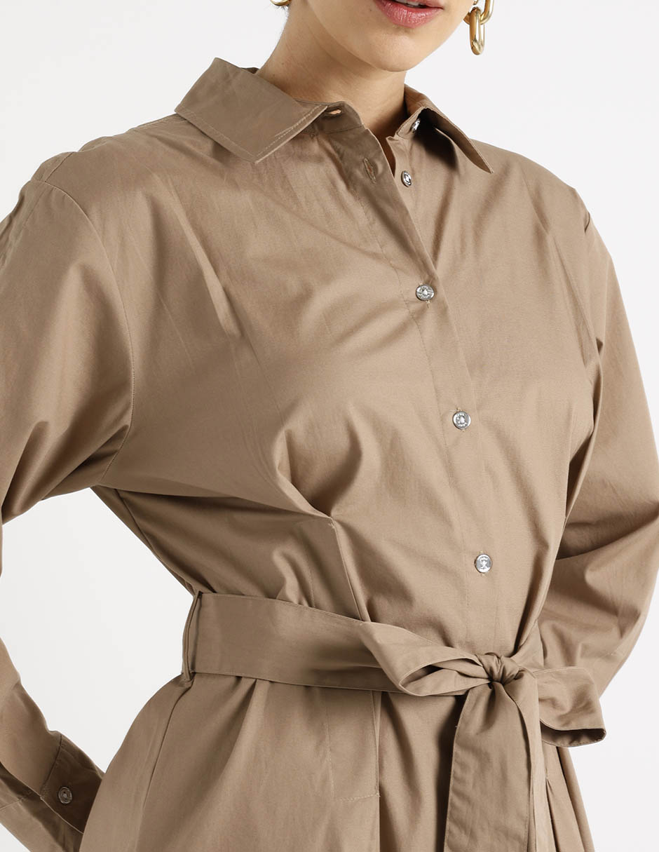 Vestido a la rodilla casual para mujer 9