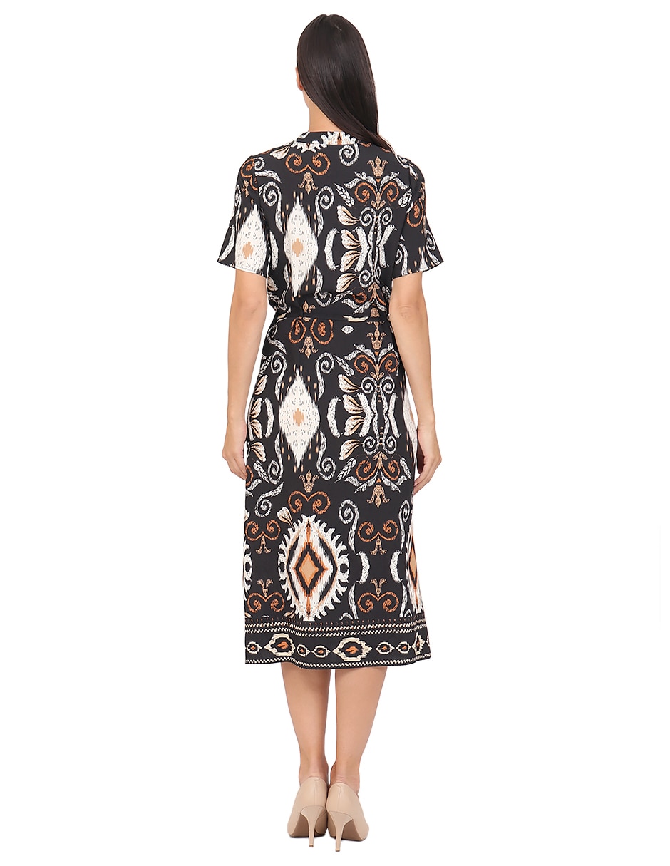 Vestido midi casual rue de la paix para mujer