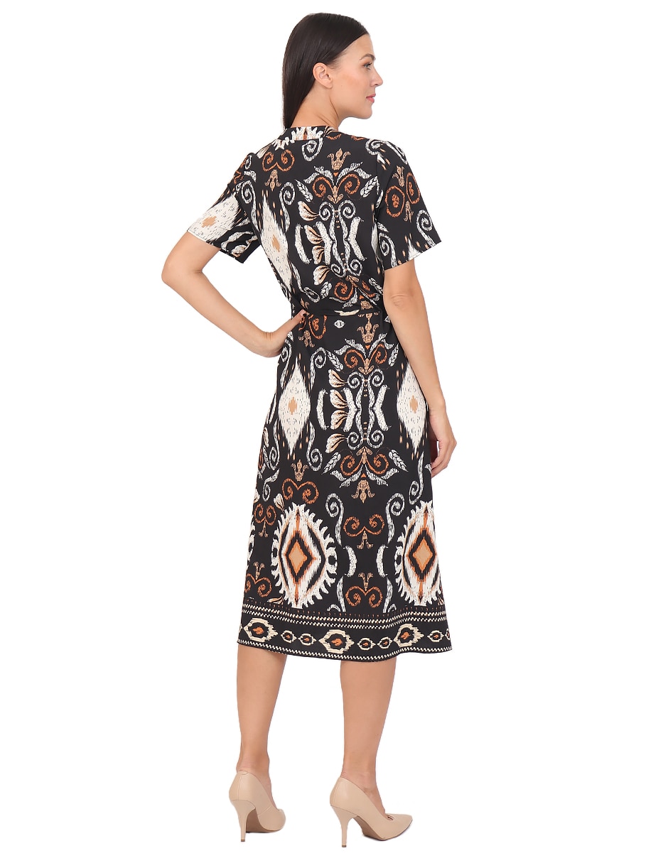 Vestido midi casual rue de la paix para mujer