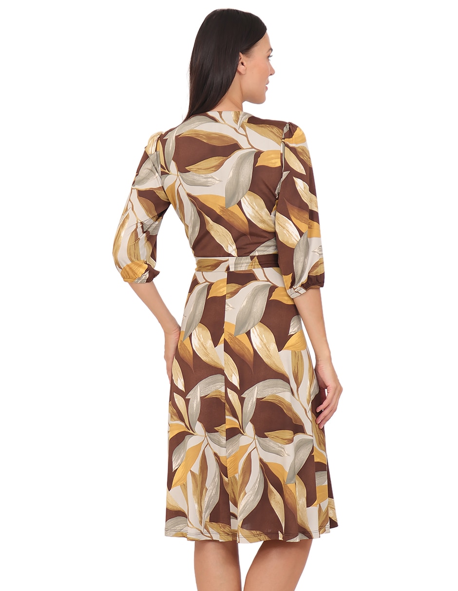 Vestido midi formal familia para mujer 5