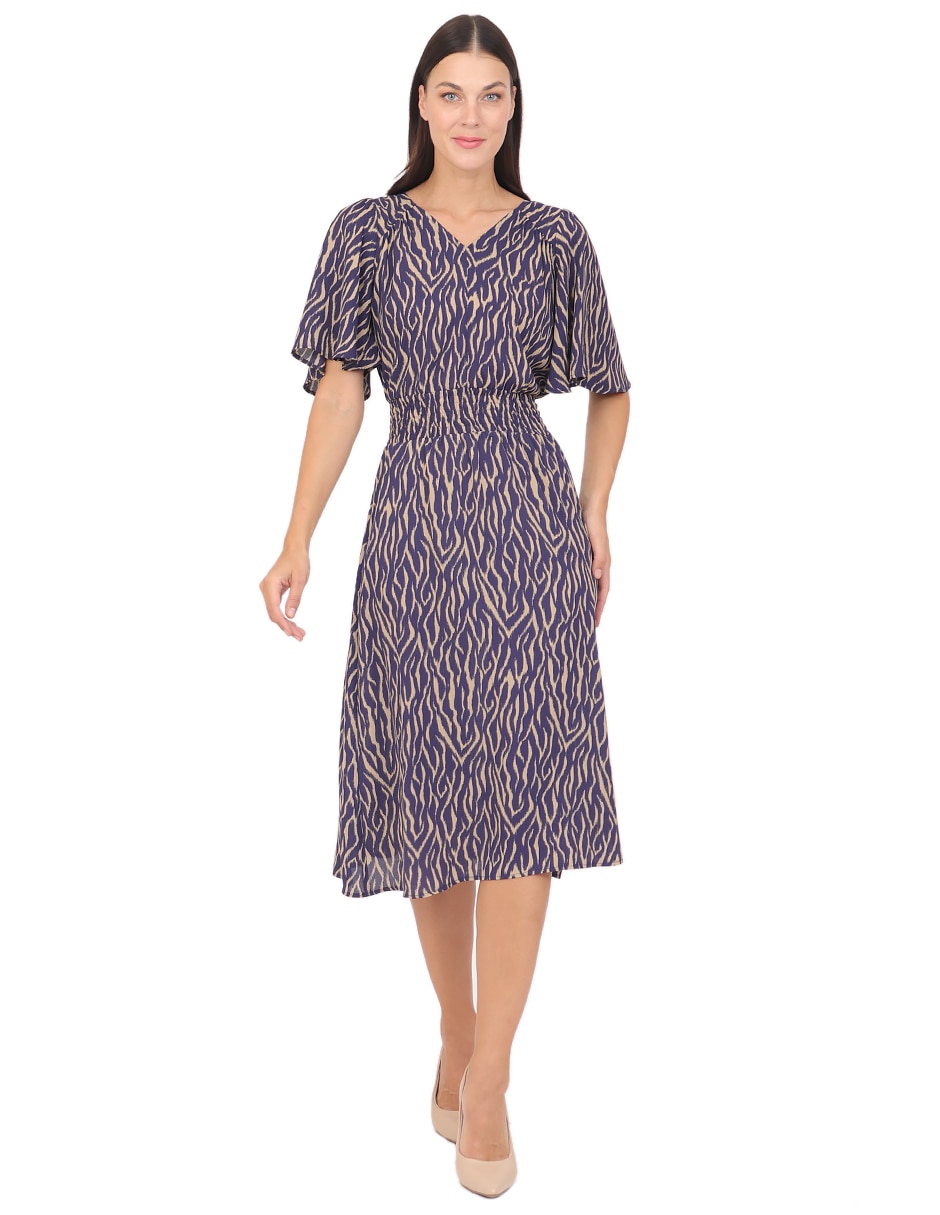 Vestido midi casual para mujer Vestido midi casual para mujer