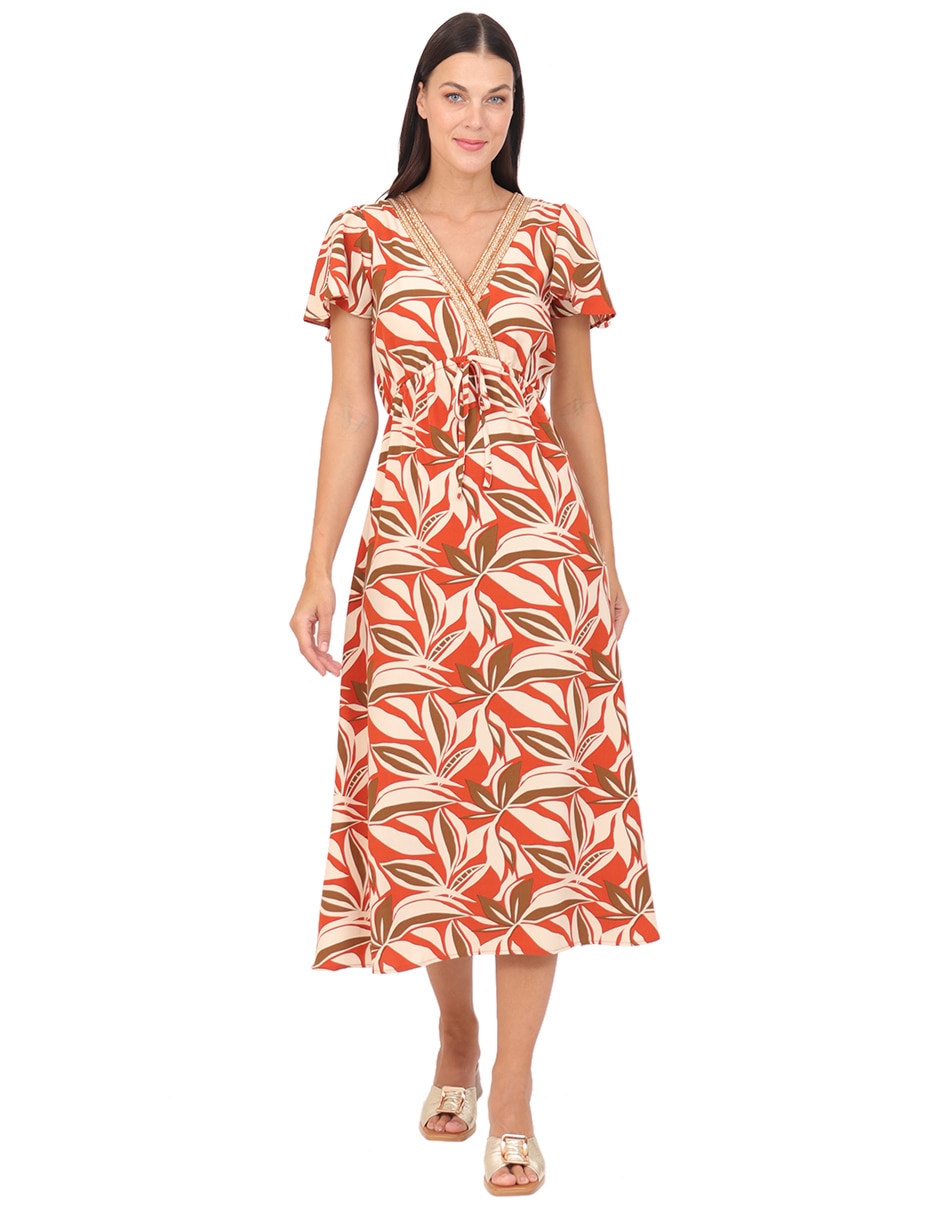 Vestido midi casual para mujer Vestido midi casual para mujer