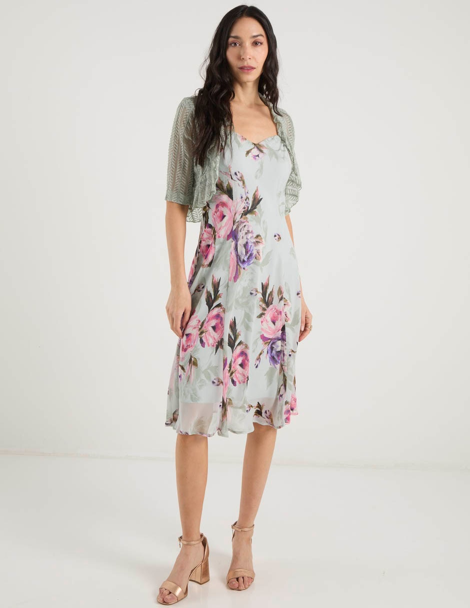Vestido 3/4 casual para mujer