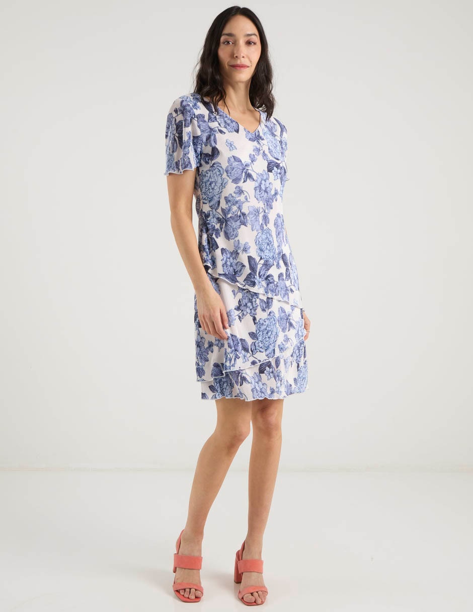 Vestido arriba rodilla casual para mujer