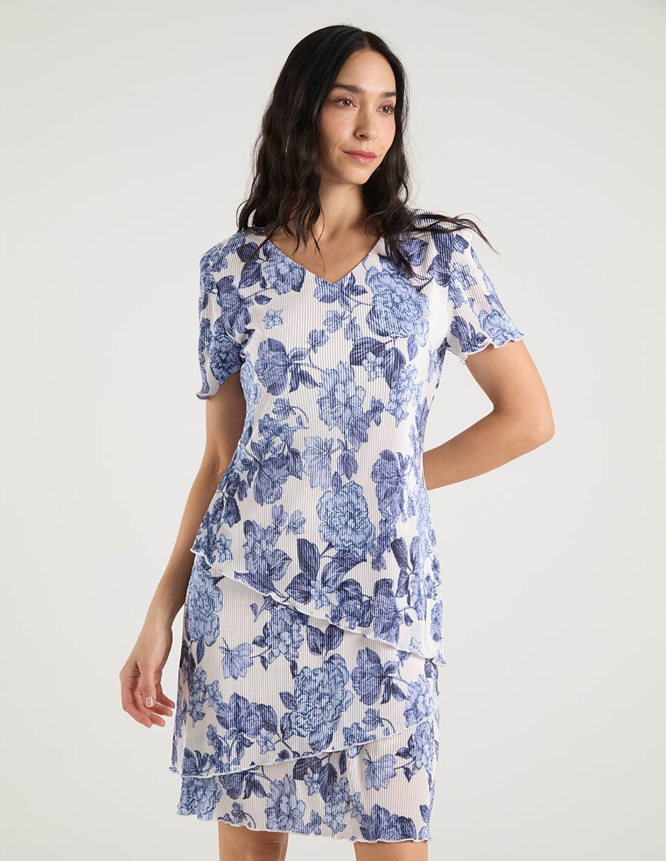 Vestido arriba rodilla casual para mujer