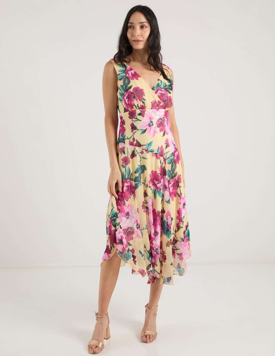 Vestido asimtrico casual connected apparel para mujer | Liverpool