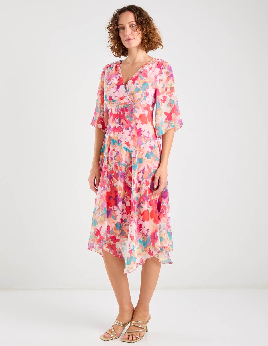 Vestido midi casual rabbit para mujer