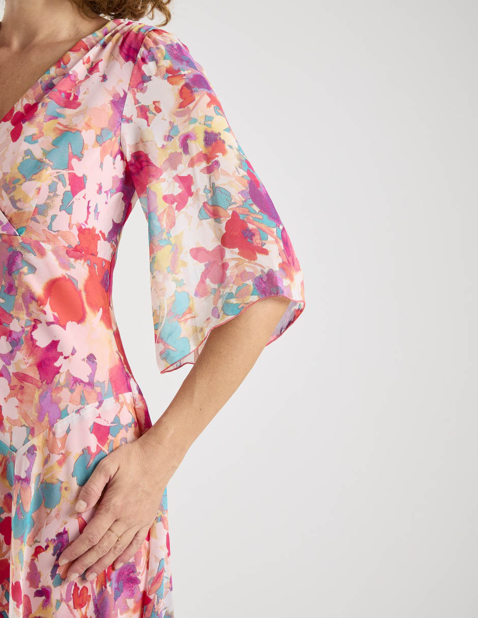 Vestido midi casual rabbit para mujer