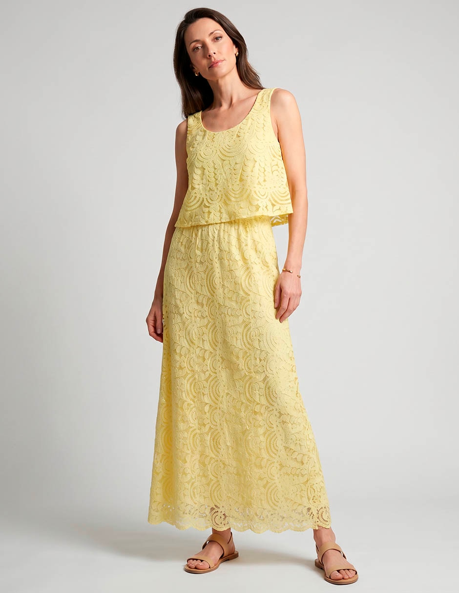 Vestido largo casual para mujer