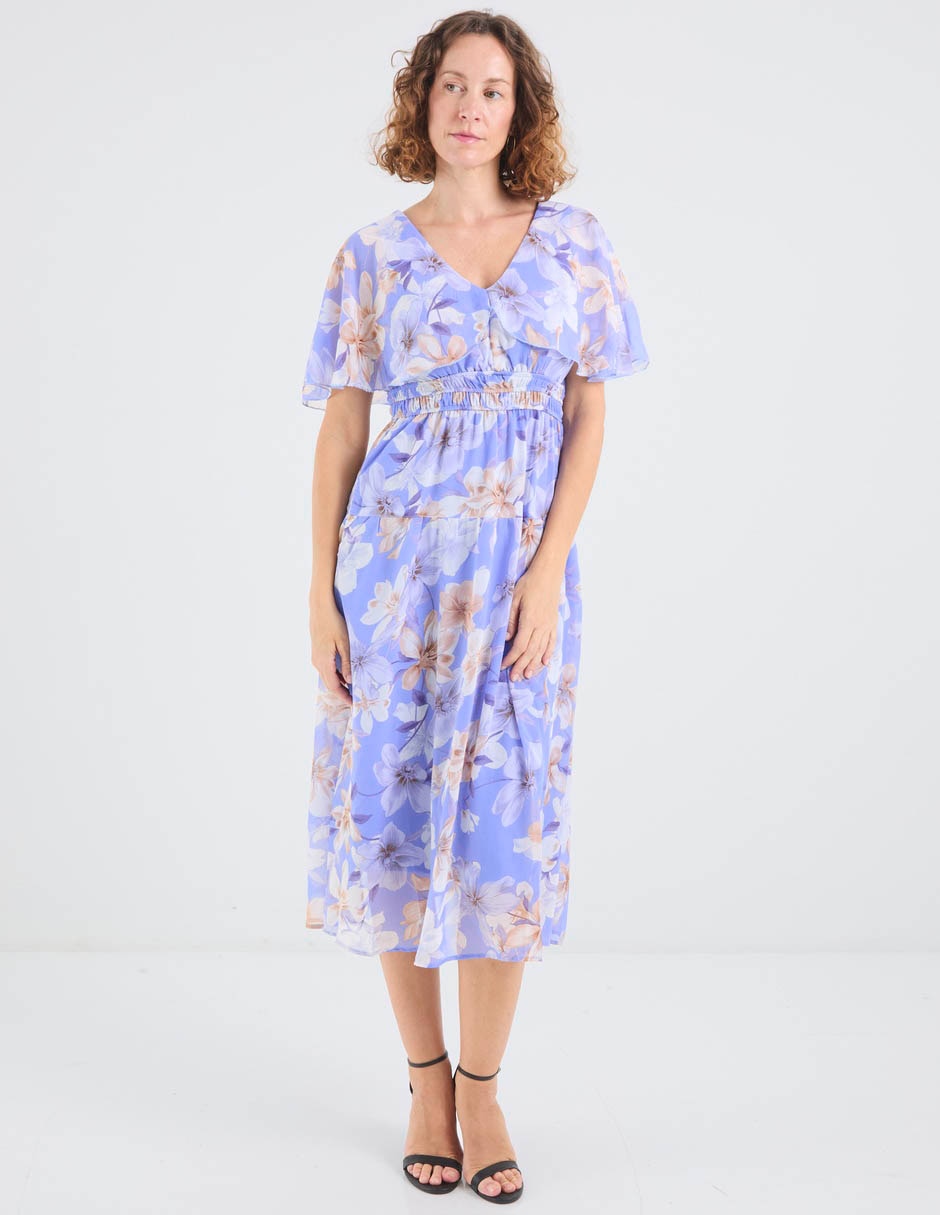 Vestido midi casual rabbit para mujer