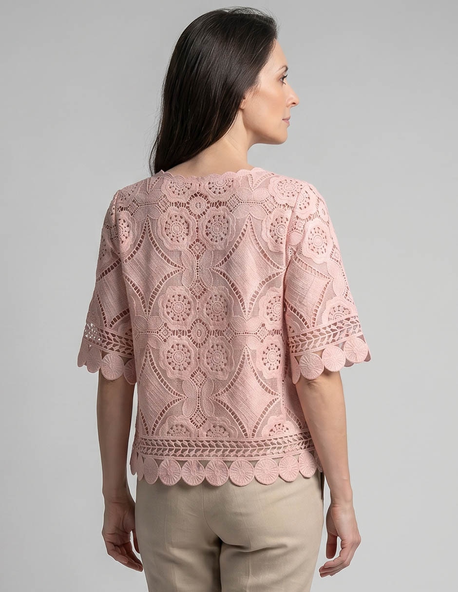 Suéter cuello redondo para mujer 2