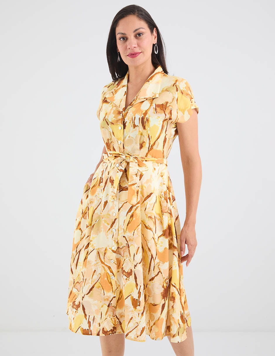 Vestido midi casual para mujer Vestido midi casual para mujer