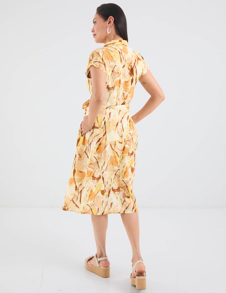 Vestido midi casual rabbit para mujer