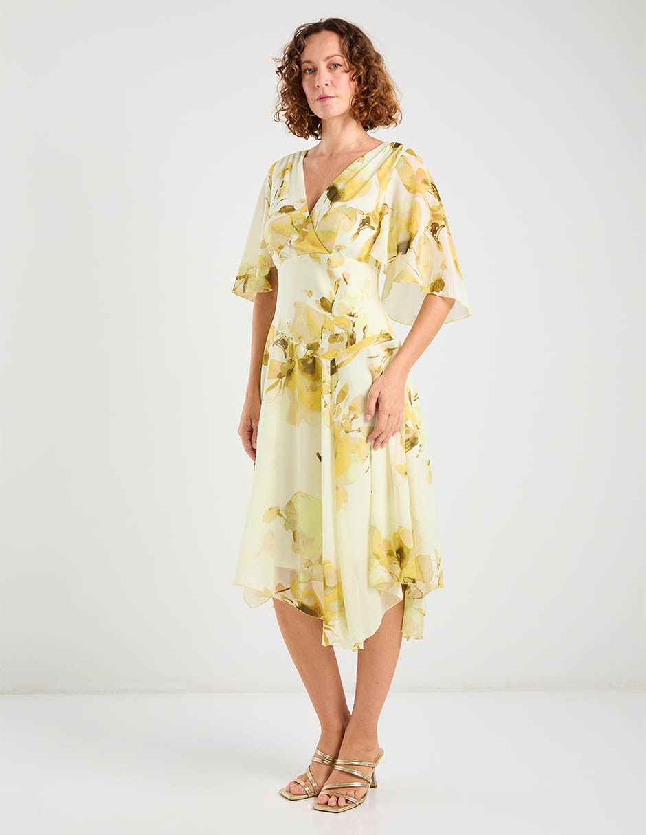 Vestido midi casual para mujer Vestido midi casual para mujer
