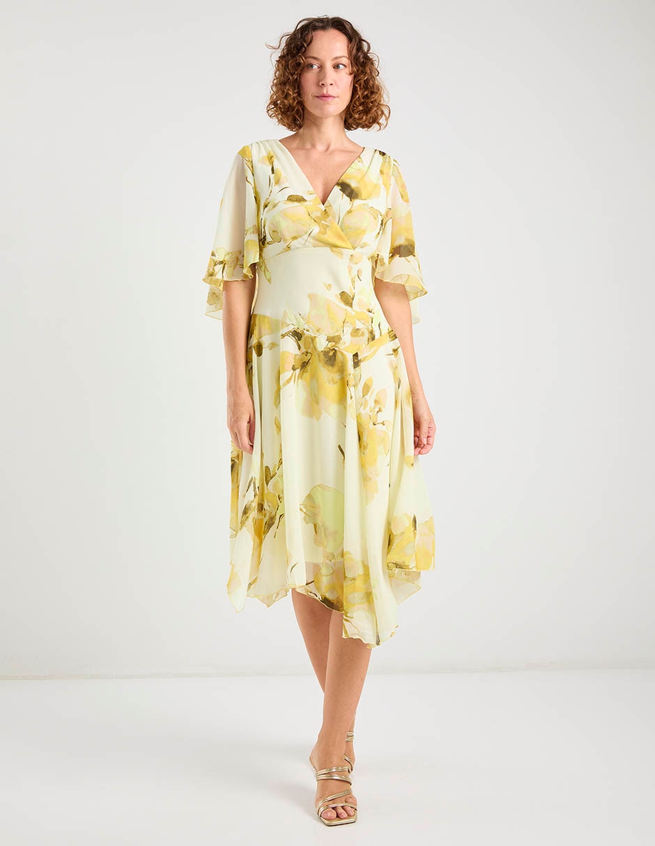 Vestido midi casual rabbit para mujer