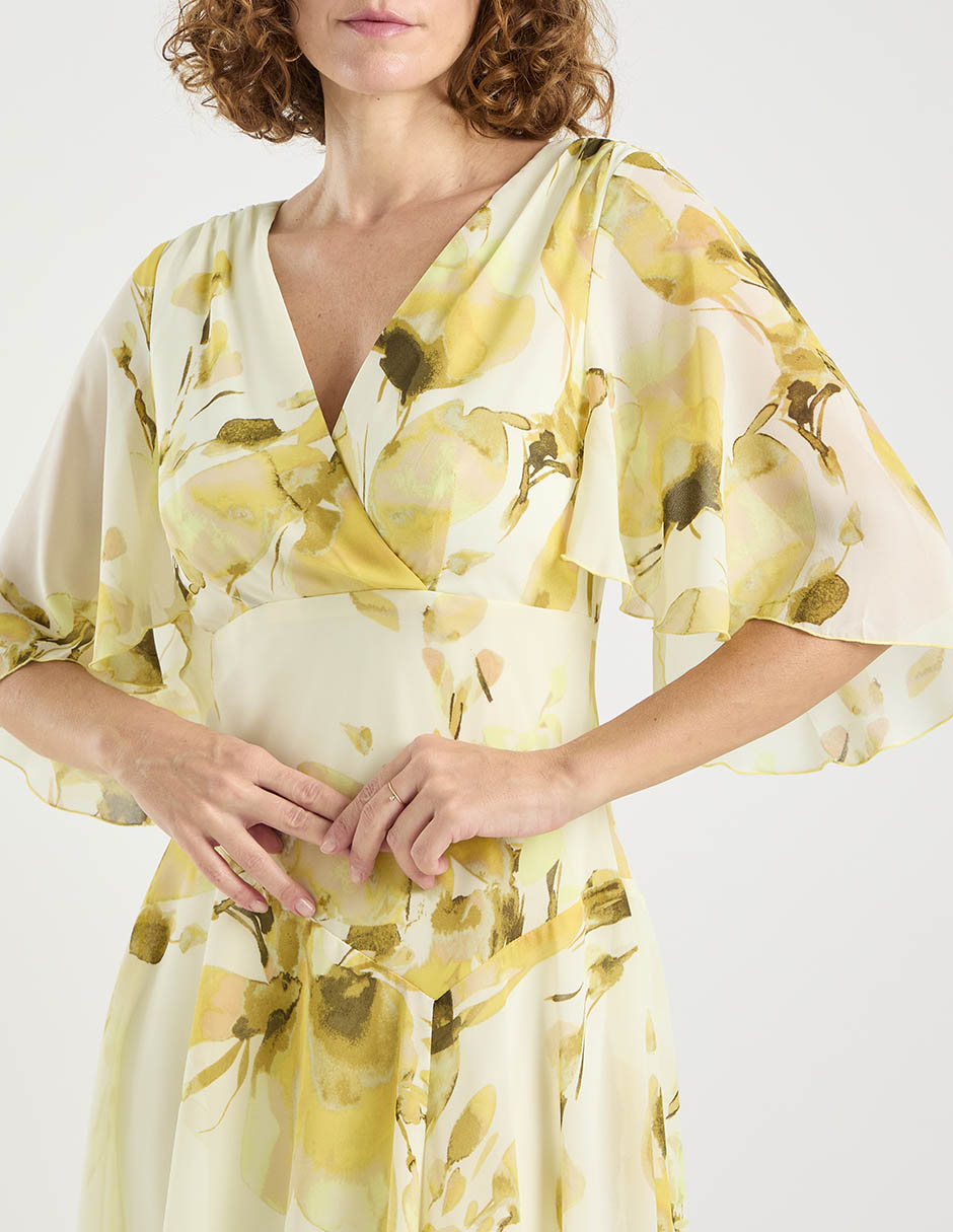 Vestido midi casual rabbit para mujer