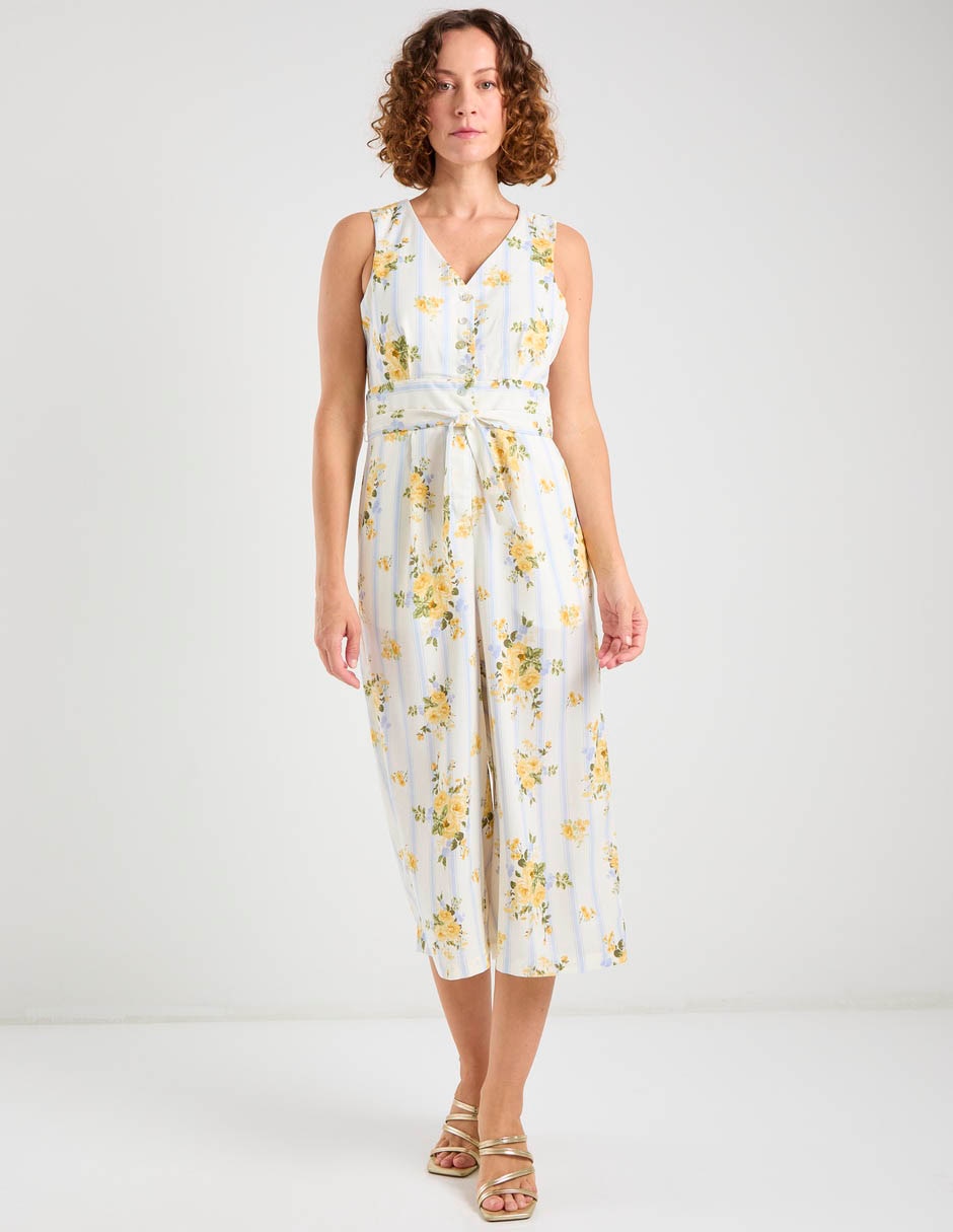Jumpsuit rabbit estampado floral para mujer
