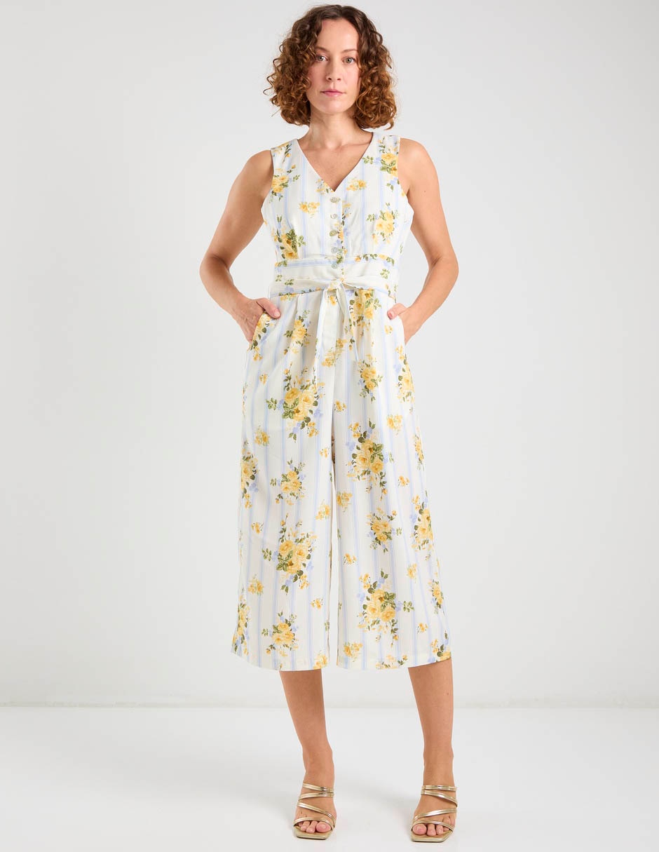Jumpsuit rabbit estampado floral para mujer